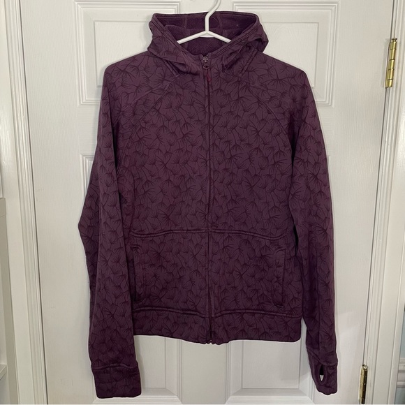 MEC burgundy light weight fleece hoody size Large - Picture 1 of 8